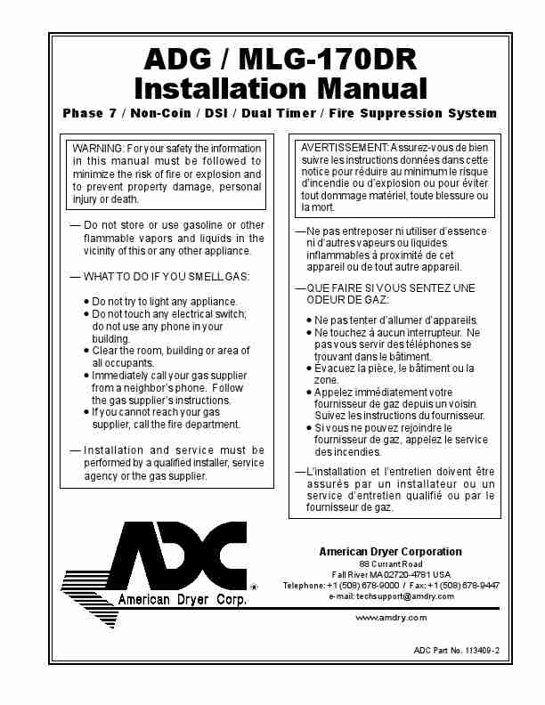 American Dryer Corp  Clothes Dryer ADG  MLG-170DR-page_pdf